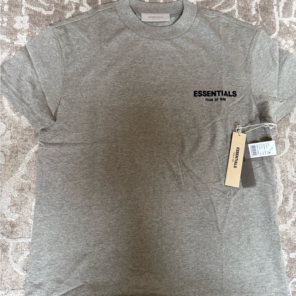 Fear of God Essentials Dark Oatmeal Short Sleeve Tee